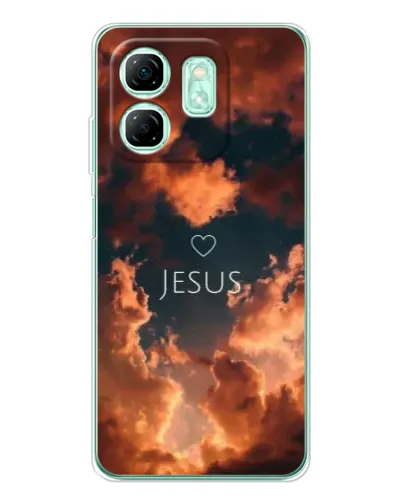 Чехол для Infinix Smart 10 HD с картинкой «Сияние Имени Jesus»