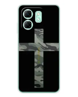 Чехол для Infinix Smart 10 HD с картинкой «Милитари Крест»