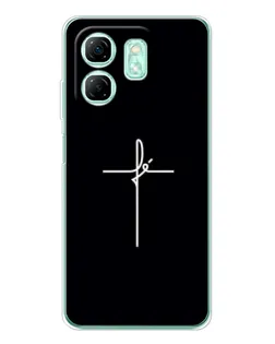Чехол для Infinix Smart 10 HD с картинкой «Тонкий крест»