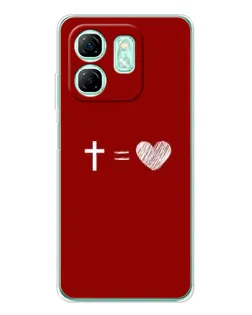 Чехол для Infinix Smart 10 HD с картинкой «Уравнение любви»