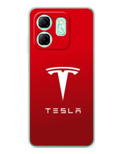 Чехол для Infinix Smart 10 HD с картинкой «Tesla Red Classic»