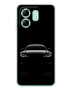 Чохол для Infinix Smart 10 HD з картинкою «Силует Tesla Night» Чохол для Infinix Smart 10 HD з картинкою «Силует Tesla Night»