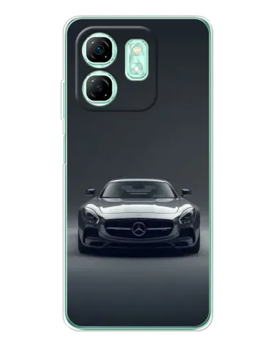 Чохол для Infinix Smart 10 HD з картинкою «Mercedes на чорному»
