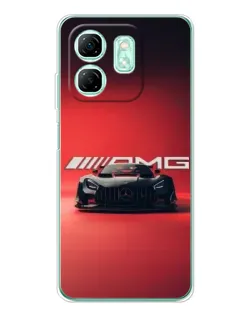 Чохол для Infinix Smart 10 HD з картинкою «Mercedes AMG — червона лінія»