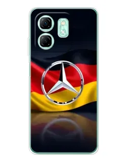 Чохол для Infinix Smart 10 HD з картинкою «Mercedes — прапор Німеччини»