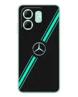 Чехол для Infinix Smart 10 HD с картинкой «Спортивные линии Mercedes» Чехол для Infinix Smart 10 HD с картинкой «Спортивные линии Mercedes»