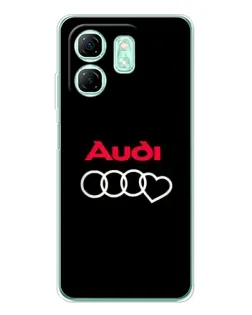 Чохол для Infinix Smart 10 HD з картинкою «Логотип Audi Heart» Чохол для Infinix Smart 10 HD з картинкою «Логотип Audi Heart»