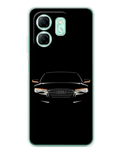 Чохол для Infinix Smart 10 HD з картинкою «Audi — нічний контур»