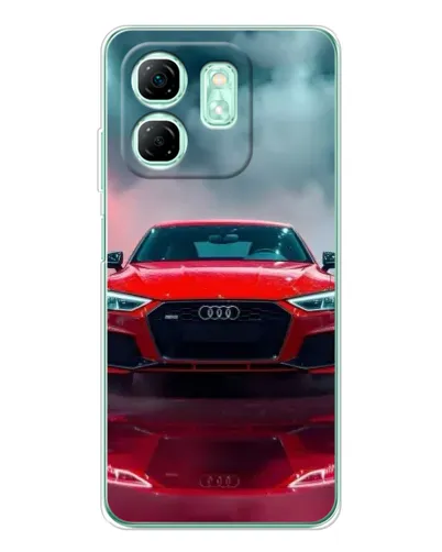 Чохол для Infinix Smart 10 HD з картинкою «Audi RS — червоний стиль»