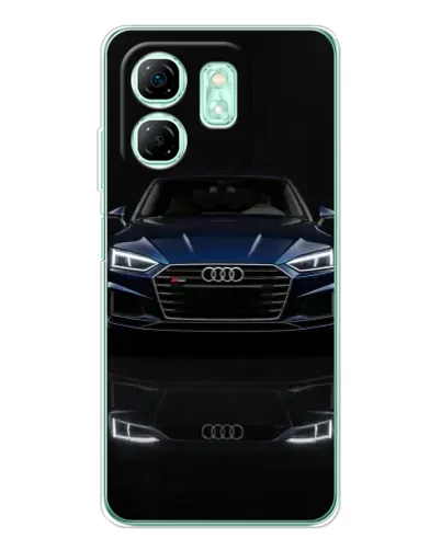 Чохол для Infinix Smart 10 HD з картинкою «Audi — нічне відображення»