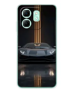 Чохол для Infinix Smart 10 HD з картинкою «Lamborghini золоті лінії» Чохол для Infinix Smart 10 HD з картинкою «Lamborghini золоті лінії»