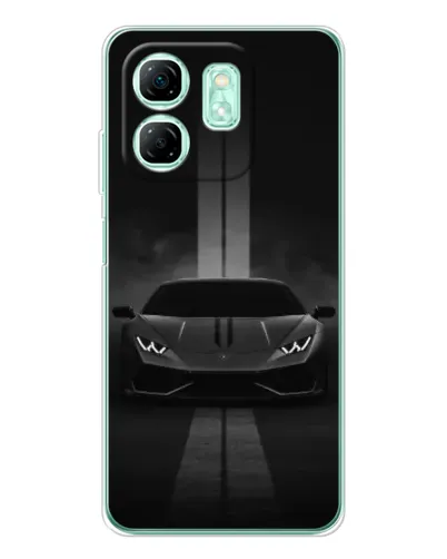 Чехол для Infinix Smart 10 HD с картинкой «Lamborghini симметрия дорог»