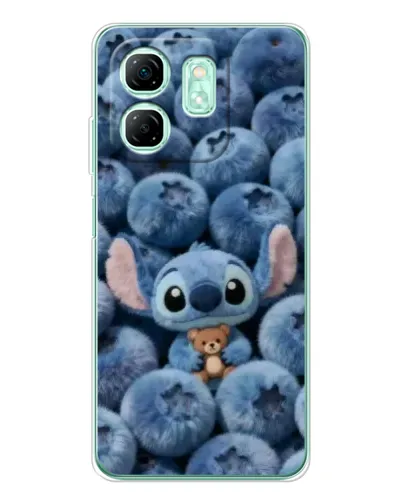 Чехол для Infinix Smart 10 HD с картинкой «Стич и голубика» Чехол для Infinix Smart 10 HD с картинкой «Стич и голубика»
