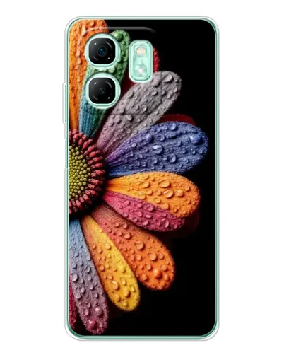 Чехол для Infinix Smart 10 HD с картинкой «Радужный цветок»