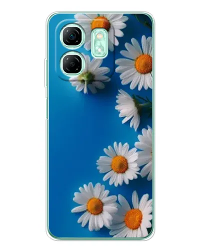 Чехол для Infinix Smart 10 HD с картинкой «Белоснежные маргаритки»