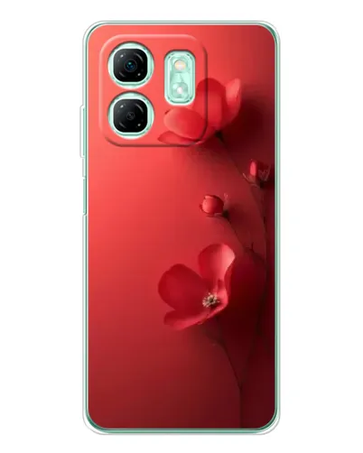 Чехол для Infinix Smart 10 HD с картинкой «Маковые соцветия»
