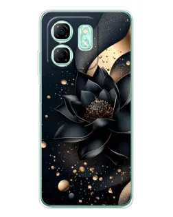 Чехол для Infinix Smart 10 HD с картинкой «Черный лотос»