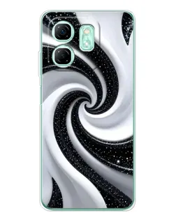 Чехол для Infinix Smart 10 HD с картинкой «Черно-белая спираль» Чехол для Infinix Smart 10 HD с картинкой «Черно-белая спираль»