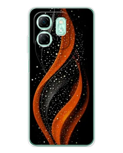 Чехол для Infinix Smart 10 HD с картинкой «Огненная звездная волна»