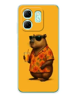 Чохол для Infinix Smart 10 HD з картинкою «Капібара на відпочинку» Чохол для Infinix Smart 10 HD з картинкою «Капібара на відпочинку»