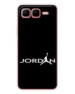 Чехол для Infinix Smart 10 Plus с картинкой «Jordan White Logo»