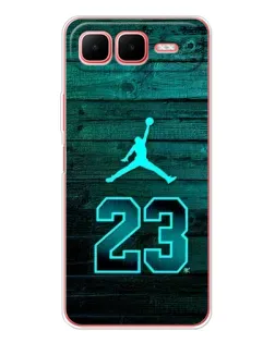 Чехол для Infinix Smart 10 Plus с картинкой «Jordan Cyan 23»
