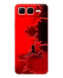 Чехол для Infinix Smart 10 Plus с картинкой «Jordan Red Smoke»
