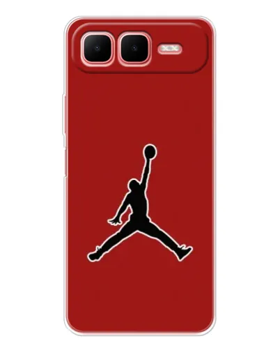 Чехол для Infinix Smart 10 Plus с картинкой «Jordan Red Back»