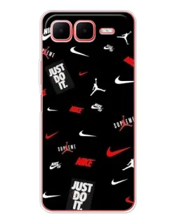 Чехол для Infinix Smart 10 Plus с картинкой «Nike Mix Pattern»