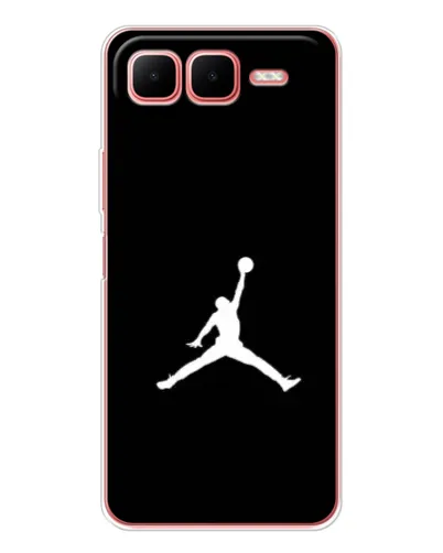 Чехол для Infinix Smart 10 Plus с картинкой «Jordan Silhouette»