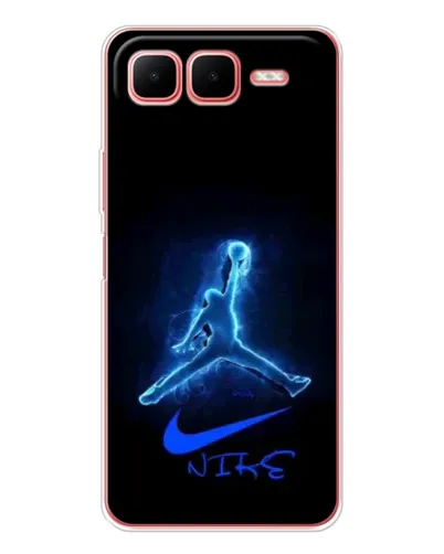 Чехол для Infinix Smart 10 Plus с картинкой «Jordan Neon Blue»