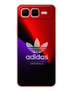 Чехол для Infinix Smart 10 Plus с картинкой «Adidas Red Neon»