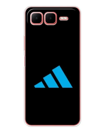 Чехол для Infinix Smart 10 Plus с картинкой «Adidas Cyan Logo»