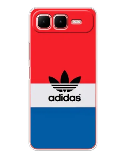 Чехол для Infinix Smart 10 Plus с картинкой «Ретро блоки Adidas»