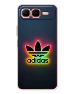 Чехол для Infinix Smart 10 Plus с картинкой «Неоновый Adidas»