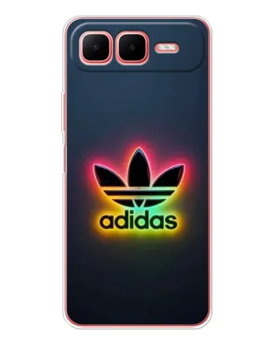 Чехол для Infinix Smart 10 Plus с картинкой «Неоновый Adidas»