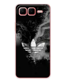 Чехол для Infinix Smart 10 Plus с картинкой «Абстрактный дым Adidas»