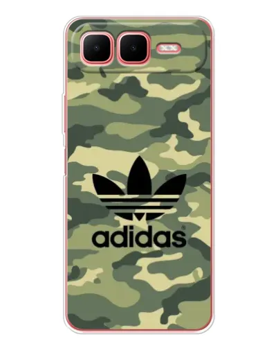 Чехол для Infinix Smart 10 Plus с картинкой «Милитари стиль Adidas»