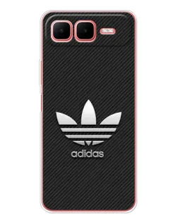 Чехол для Infinix Smart 10 Plus с картинкой «Adidas Карбоновая текстура»