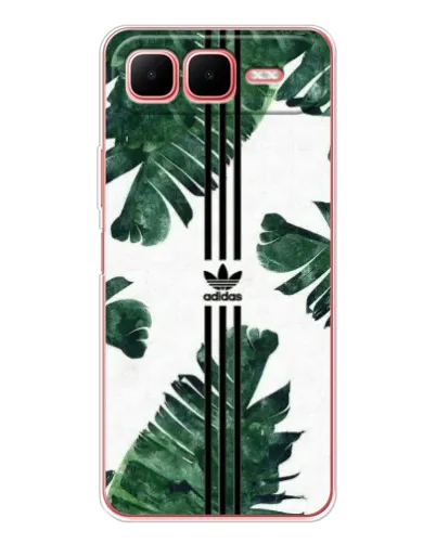 Чехол для Infinix Smart 10 Plus с картинкой «Пальмовые листья адидас»