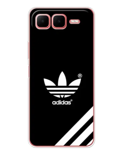 Чехол для Infinix Smart 10 Plus с картинкой «Adidas с диагональными полосами»