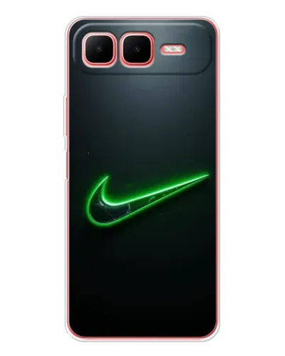 Чехол для Infinix Smart 10 Plus с картинкой «Неоновый контур Nike» Чехол для Infinix Smart 10 Plus с картинкой «Неоновый контур Nike»