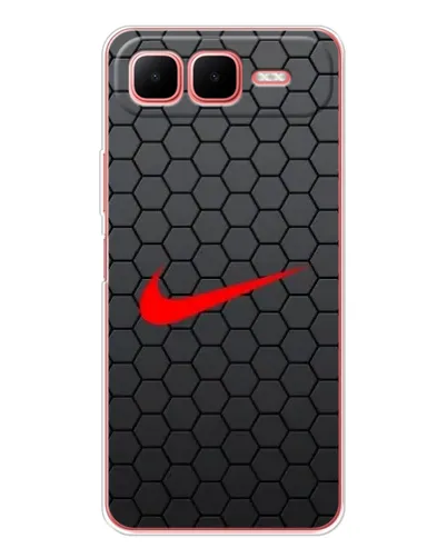 Чехол для Infinix Smart 10 Plus с картинкой «Nike — карбоновая сетка» Чехол для Infinix Smart 10 Plus с картинкой «Nike — карбоновая сетка»