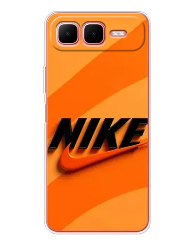 Чехол для Infinix Smart 10 Plus с картинкой «Оранжевый драйв Nike» Чехол для Infinix Smart 10 Plus с картинкой «Оранжевый драйв Nike»