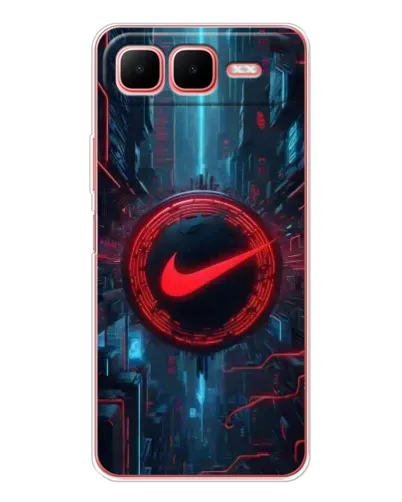 Чехол для Infinix Smart 10 Plus с картинкой «Техногенный стиль Nike» Чехол для Infinix Smart 10 Plus с картинкой «Техногенный стиль Nike»