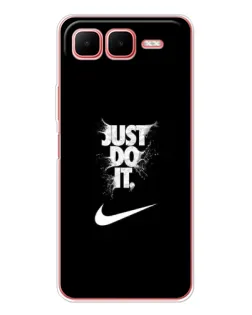 Чехол для Infinix Smart 10 Plus с картинкой «Текстовый принт Nike»