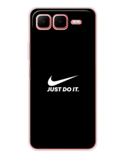 Чехол для Infinix Smart 10 Plus с картинкой «Минимализм от Nike»
