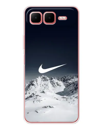 Чехол для Infinix Smart 10 Plus с картинкой «Nike — зимние горы» Чехол для Infinix Smart 10 Plus с картинкой «Nike — зимние горы»