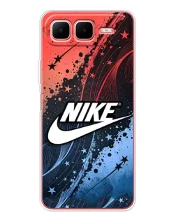 Чехол для Infinix Smart 10 Plus с картинкой «Градиентный принт Найк»