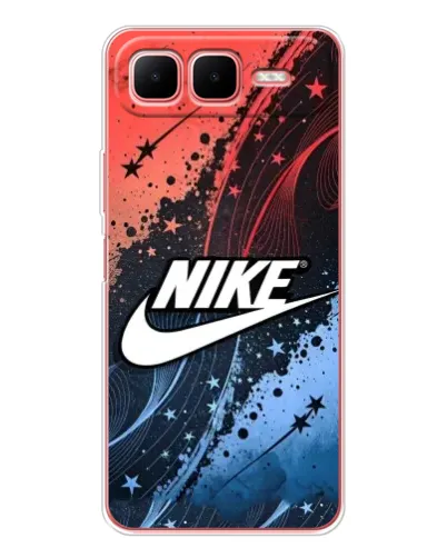 Чехол для Infinix Smart 10 Plus с картинкой «Градиентный принт Найк» Чехол для Infinix Smart 10 Plus с картинкой «Градиентный принт Найк»